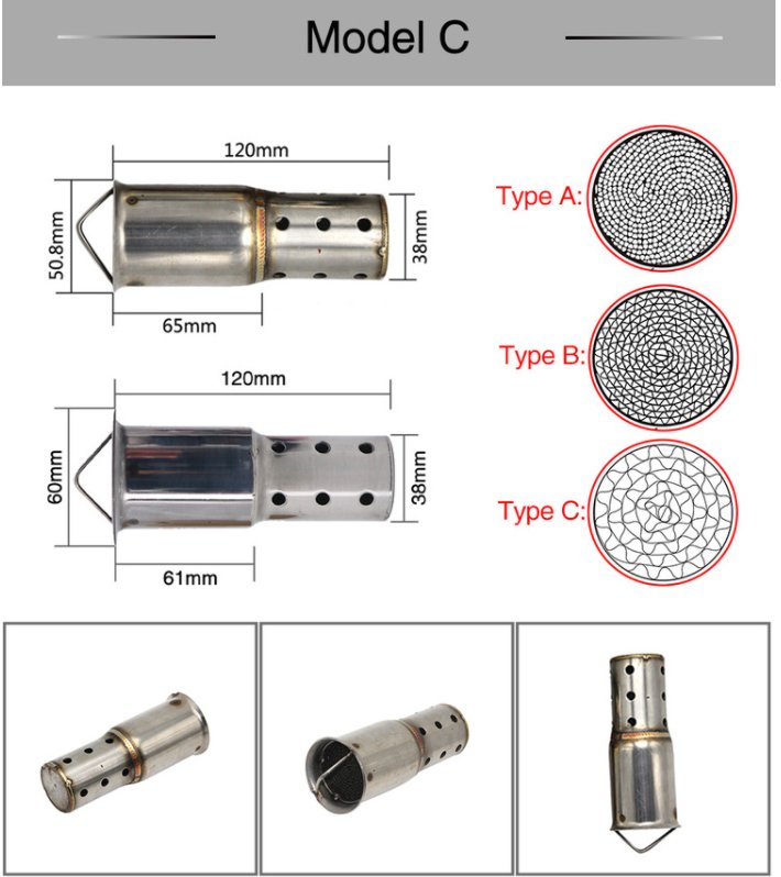 QuietRiot™ 51/60mm - The Quick Quieter for Bikes and CarsMotor Vehicle ExhaustNormanharvey