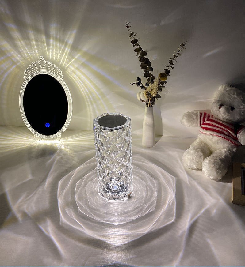 RoseGlow™ - Versatile Crystal Lamp for a Cozy and Stylish AmbianceNight Lights & Ambient LightingNormanharvey