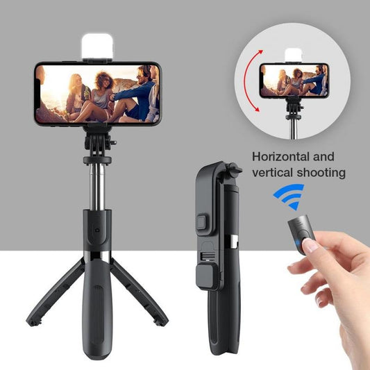 Selfie Stick Tripod with Fill Light Remote Control and MirrorMobile Phone & Tablet Tripods & MonopodsNormanharvey