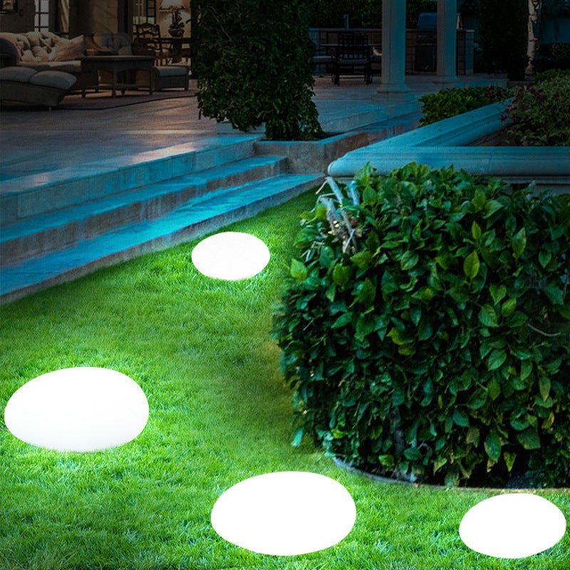 Solar Light Stone LED grass lamp LuminaGlow™ 16 - Colour LED Solar LampOutdoor Umbrella LightsNormanharvey