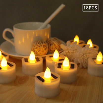 Solar - Powered Candle: Pollution - Free and Child - Safe Decorative LightingCandlesNormanharvey