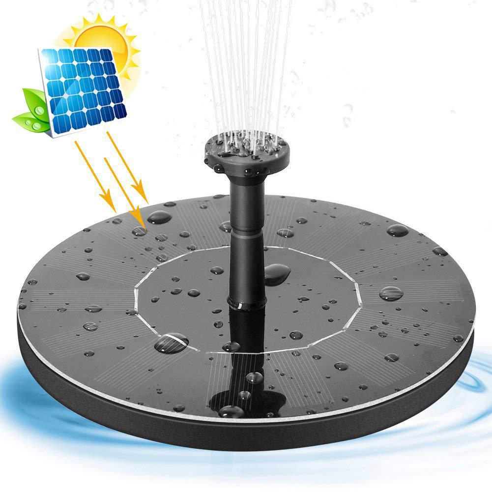 Solar - Powered Floating Fountain: Bird Bath and Garden DecorationLawn Ornaments & Garden SculpturesNormanharvey