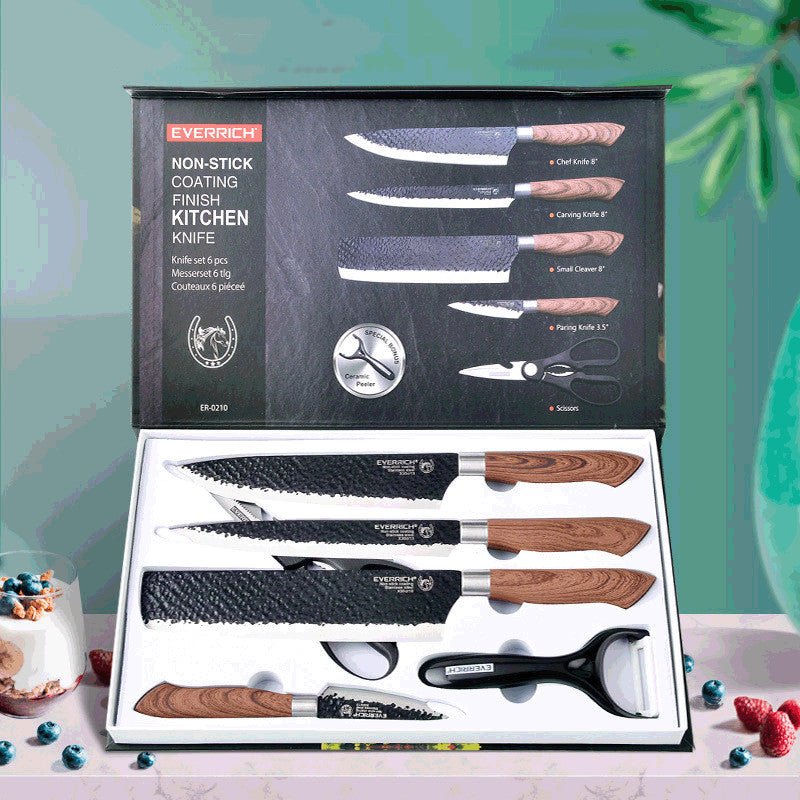 Surudoi Kobuta™ Knife Set - Innovative and Durable Slice Separating Blade SurfaceKitchen KnivesNormanharvey