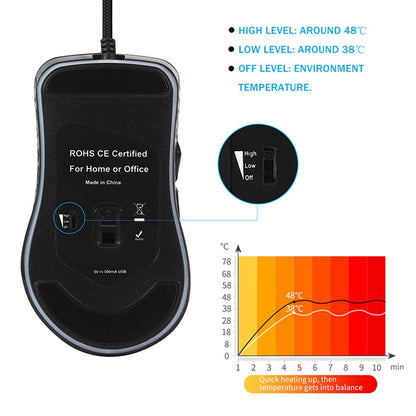 ToastMouse™ | Heated Ergonomic Laser Mouse with Adjustable DPIMice & TrackballsNormanharvey