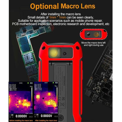 TOOLTOP ET15S Professional Thermal Imager 256x192 IR Sensor 3.5Inch 19999 Counts Digital Multimeter for PCB Floor HVAC RepairElectrical Testing ToolsNormanharvey