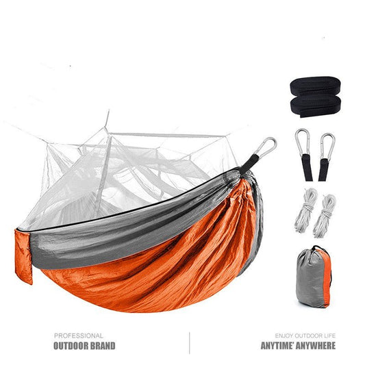 TravelNest™ - Stretchy Nylon Hammock with Netting
