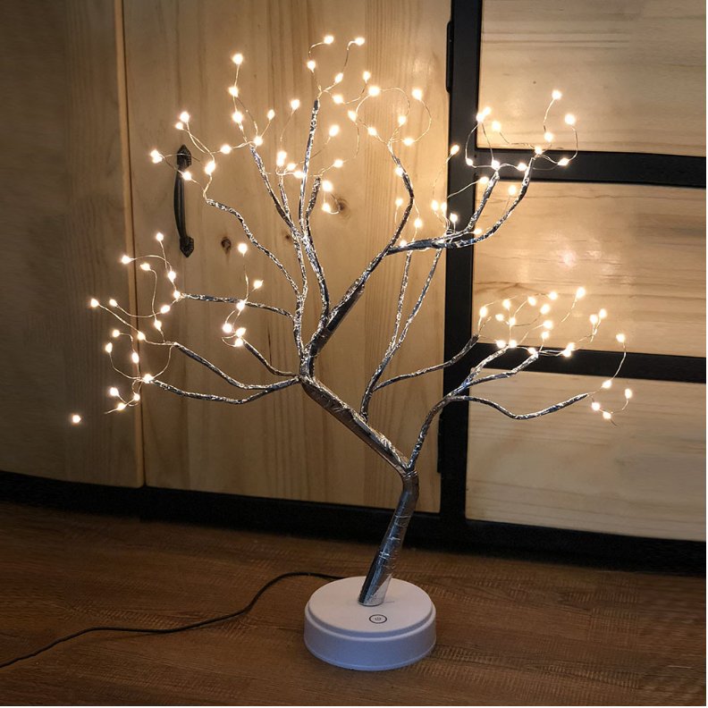 Tree Light Touch Switch Pearl Star Night Light Set - Perfect for Sleep - Friendly IlluminationNight Lights & Ambient Lighting