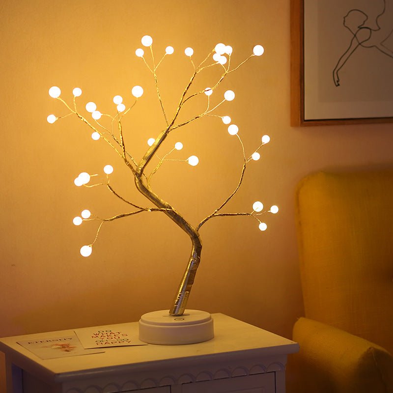 Tree Light Touch Switch Pearl Star Night Light Set - Perfect for Sleep - Friendly IlluminationNight Lights & Ambient Lighting