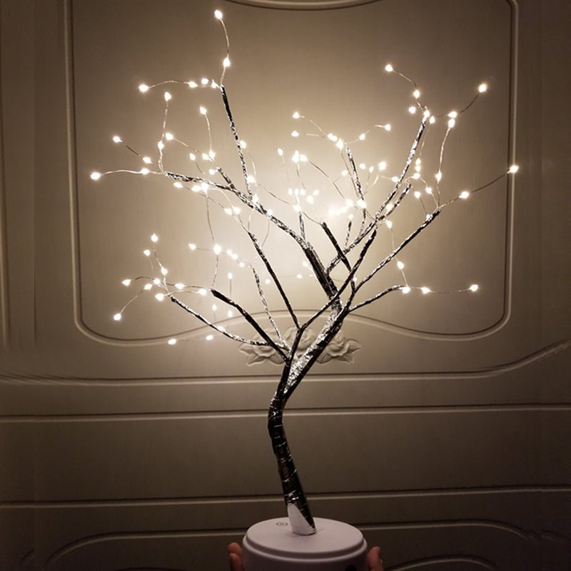 Tree Light Touch Switch Pearl Star Night Light Set - Perfect for Sleep - Friendly IlluminationNight Lights & Ambient Lighting