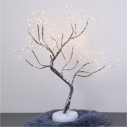 Tree Light Touch Switch Pearl Star Night Light Set - Perfect for Sleep - Friendly IlluminationNight Lights & Ambient Lighting