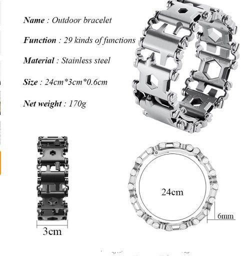 Ultimate Multi - Tool Bracelet: 29 Functions in One WearableBraceletsNormanharvey