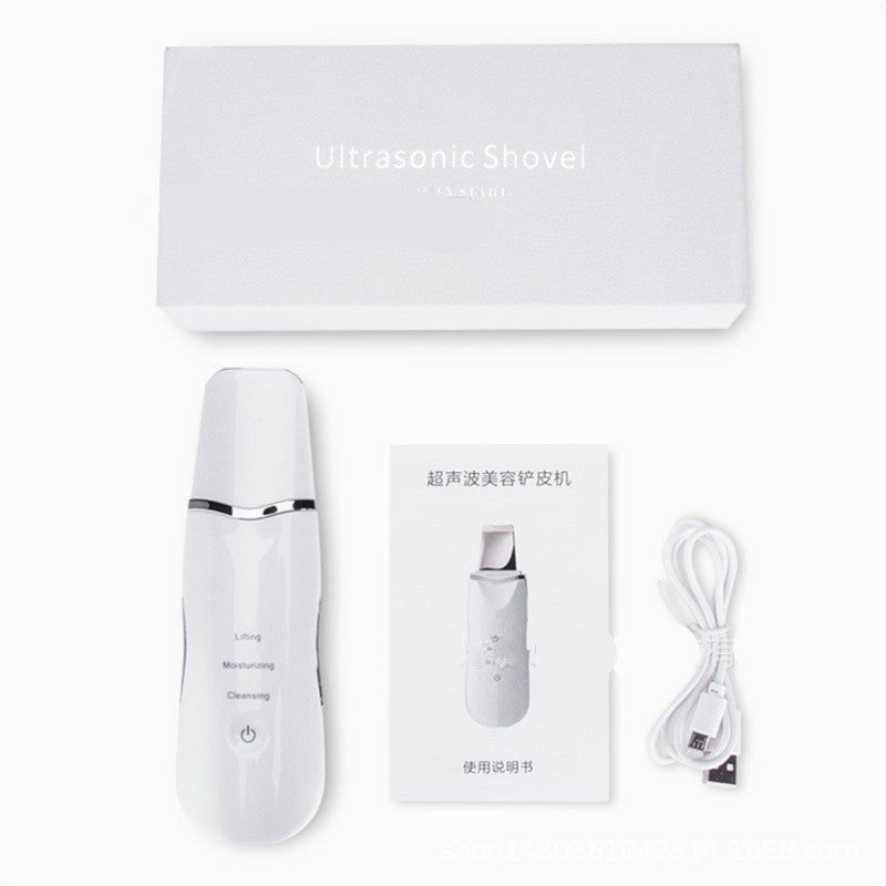 Ultrasonic Facial Scrubber - Rechargeable Electric Exfoliator for Facial CleansingFacial CleanserNormanharvey