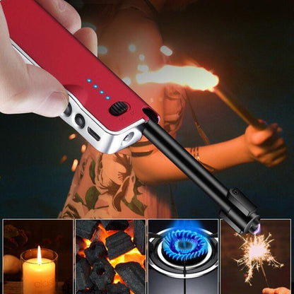 USB Arc Lighter - Rechargeable Telescopic Plasma with Inbuilt LED TorchLighters & MatchesNormanharvey