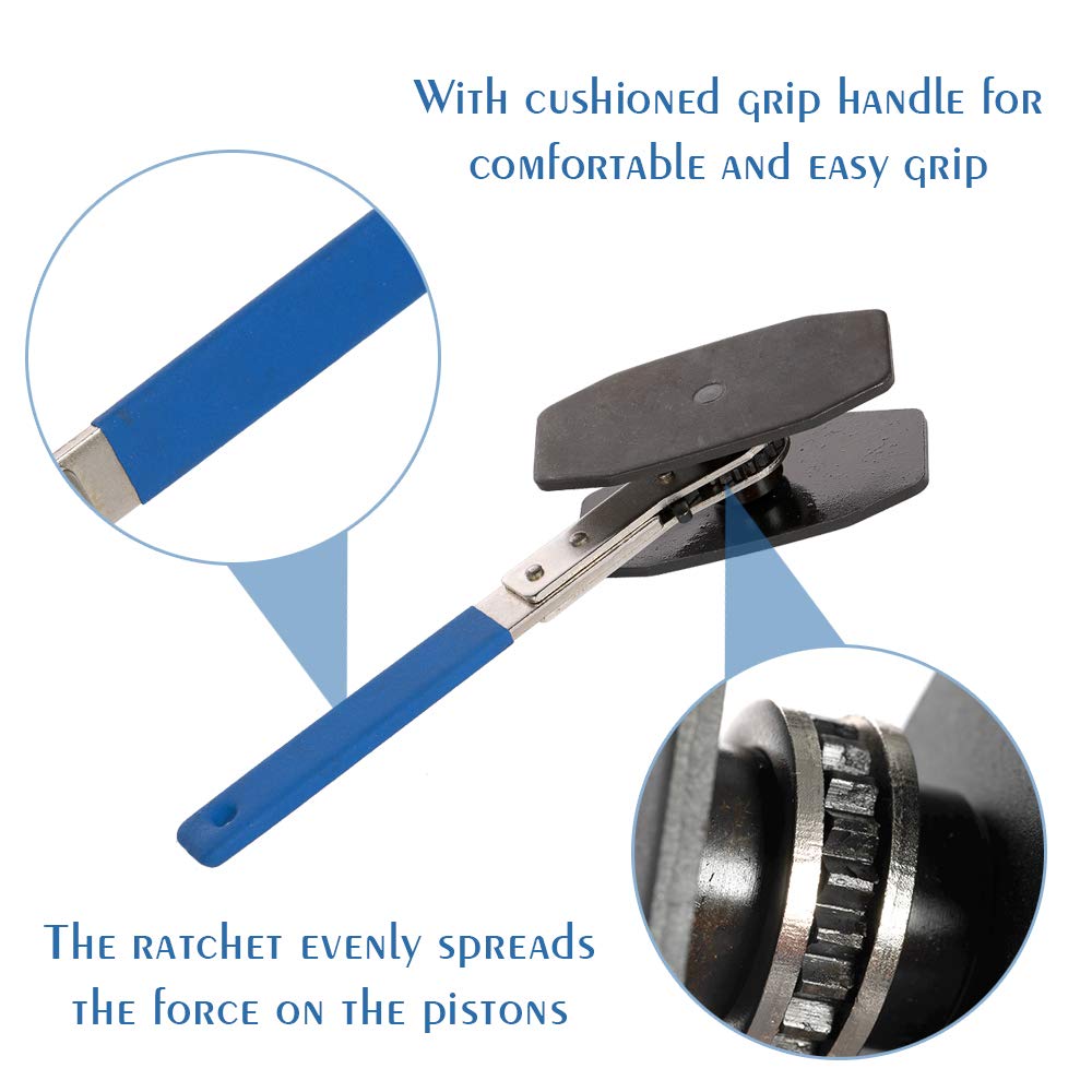 Versatile Brake Caliper Press for Piston RetractionVehicle Repair & Specialty ToolsNormanharvey