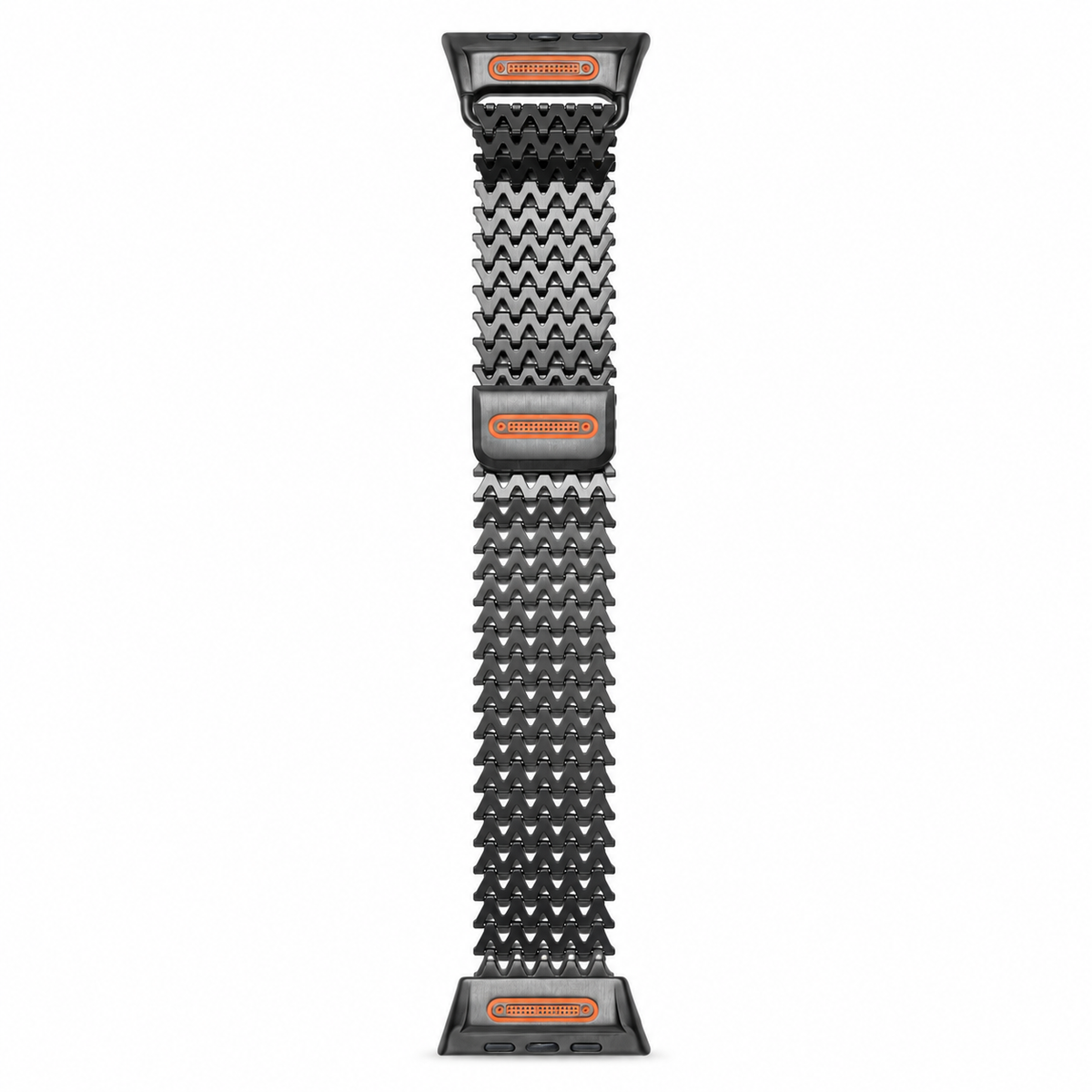 Black W-link metal band with magnetic clasp for Apple Watch, band only