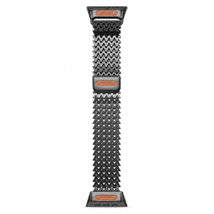 Black W-link metal band with magnetic clasp for Apple Watch, band only