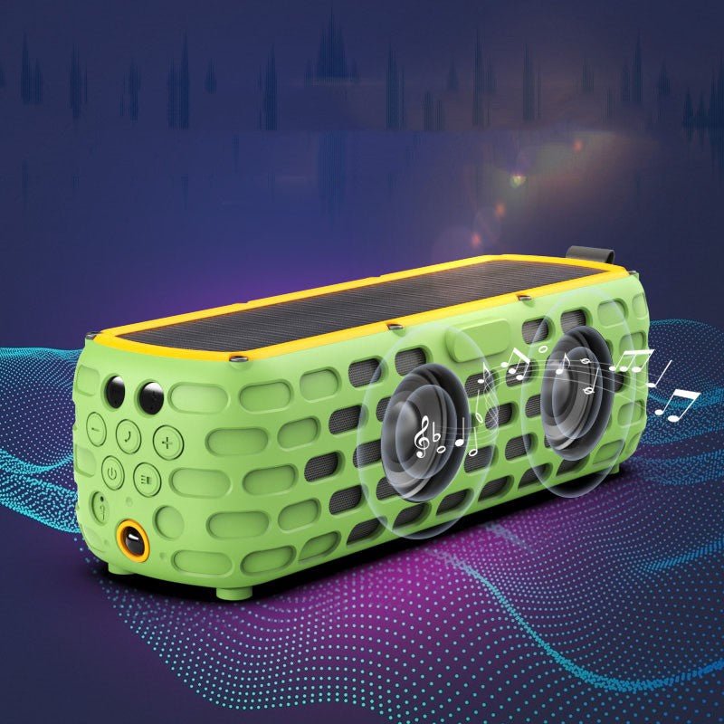 Waterproof Solar Wireless Bluetooth Speaker - Enjoy Music On - The - GoSpeakersNormanharvey