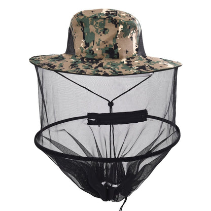 Wide Brim Adjustable Sun Hat with Mosquito Netting for OutdoorsMosquito Nets & Insect ScreensNormanharvey