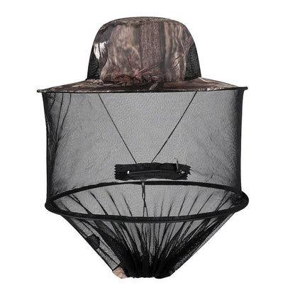 Wide Brim Adjustable Sun Hat with Mosquito Netting for OutdoorsMosquito Nets & Insect ScreensNormanharvey