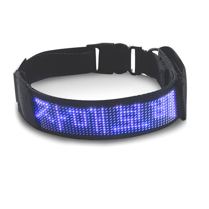 Vibrant LED Pet Collar - Full-Color Illumination