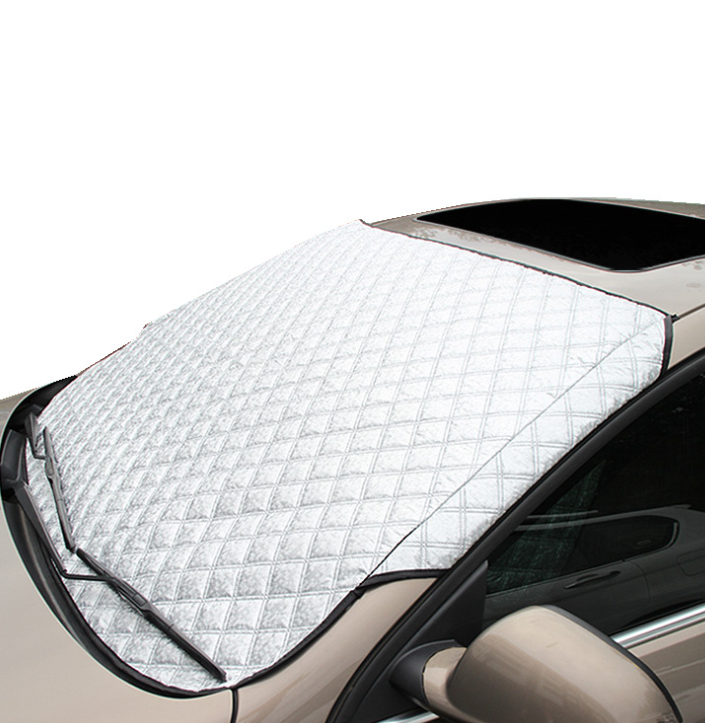 Car Front Windshield Cover for Snow and Frost Protection - Magnetic Windshield Cover for Easy Installation