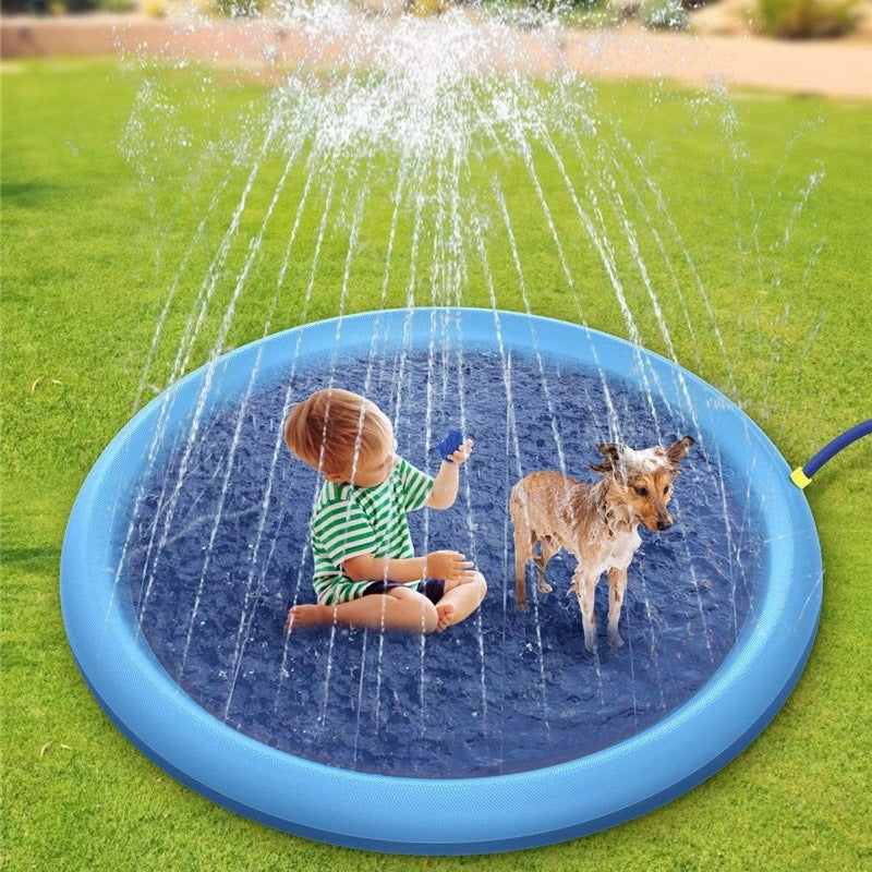 Inflatable Water Pad for Pets | Aquarumble ™ small dog and child