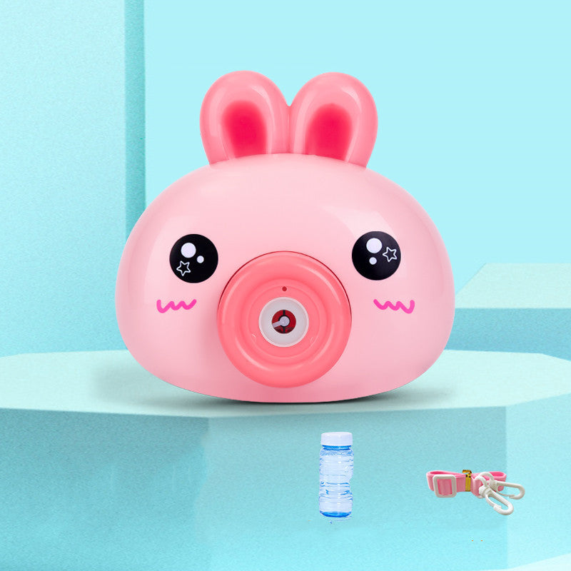 Kids' Bubble Camera Toy pink rabbit