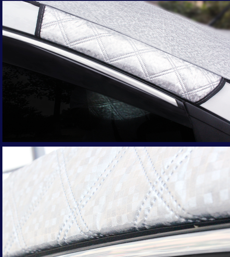 Car Front Windshield Cover for Sun Protection and Weatherproofing - Windshield Snow Cover with Strong Wind Resistance