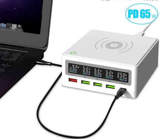 5 Port USB Wireless Charger Station - Efficient Charging Hub
