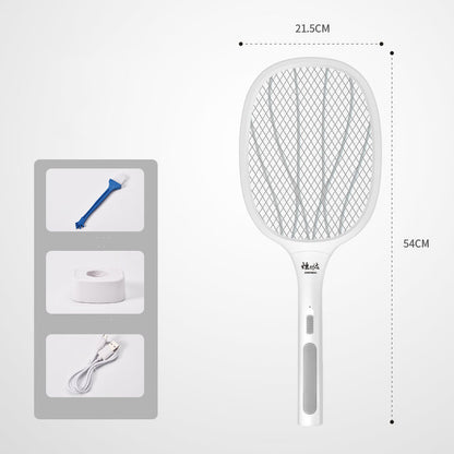 Three-In-One Rechargeable Indoor Bug and Mosquito Swatter
