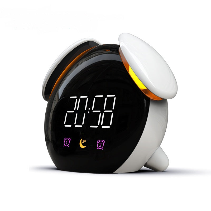 Digital Alarm Clock - Durable PC+ABS Build - Multi-Color Light Gradient