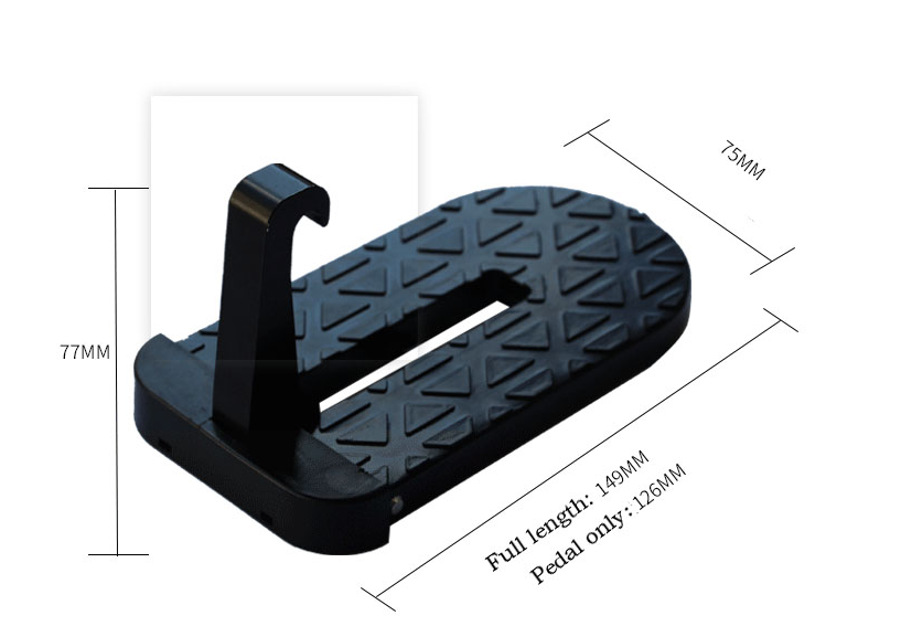 Aluminum alloy roof access pedal