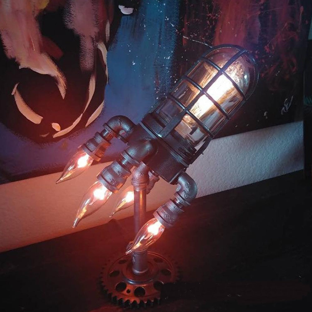 RetroRocket The Industrial Steampunk LED Marvel