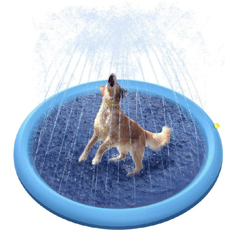 Inflatable Water Pad for Pets | Aquarumble ™ with just dog