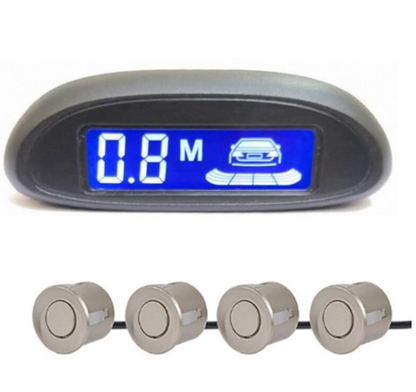 Vehicle Distance Alert Display - Waterproof LCD Parking Sensor for Safe and Convenient Parking