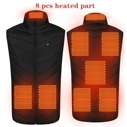Electric Heated Vest - Customizable Warmth for Chilly Days