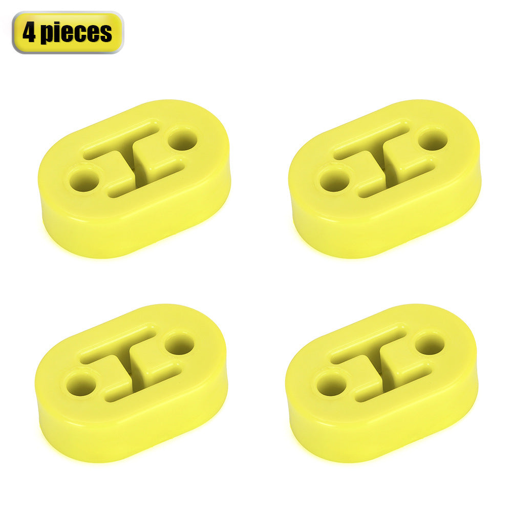 Rubber hangers for mufflers color yellow