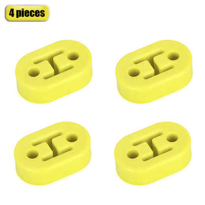 Rubber hangers for mufflers color yellow