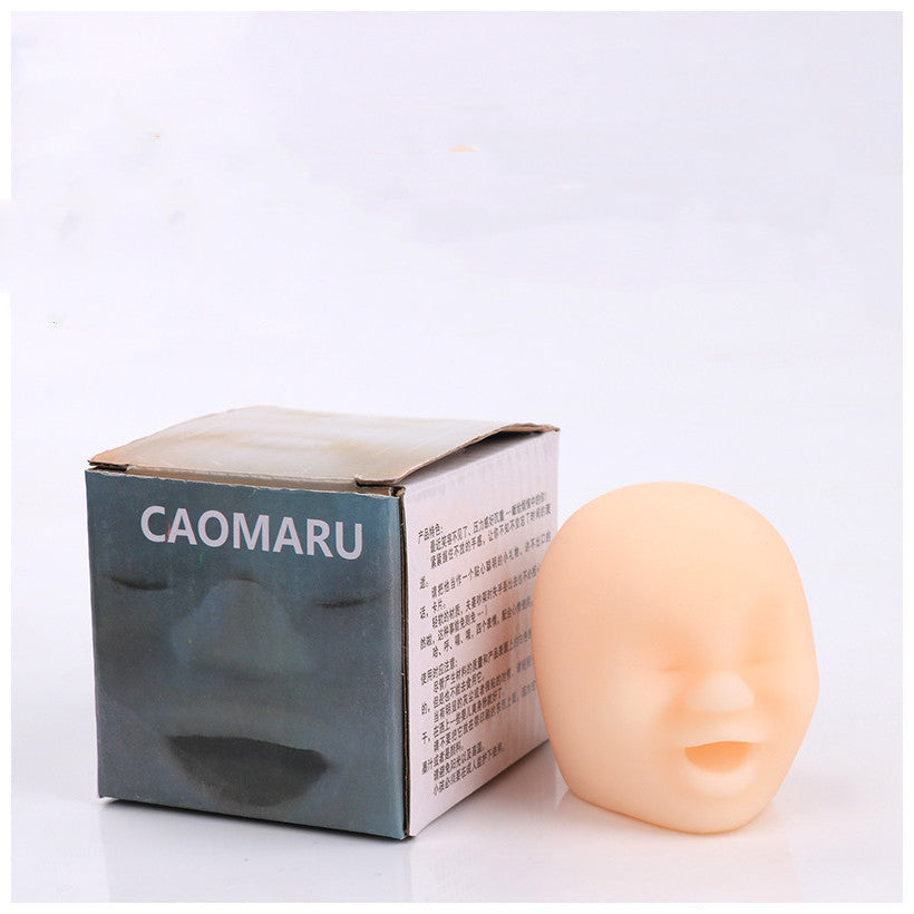 Cute Human Face Doll Toy - Playful Stress Relief - Super Squishy Texture