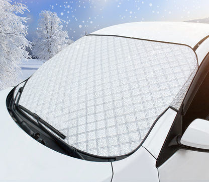 Reflective Windshield Snow Cover for All-Weather Use - Frost Guard Windshield Cover for Enhanced Security