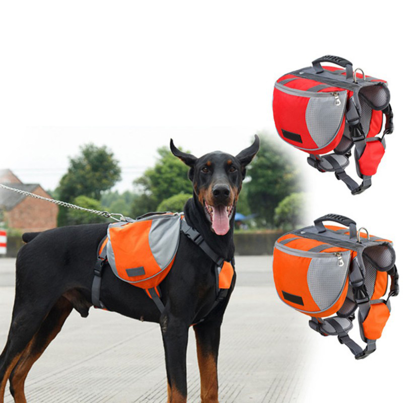 Adjustable Neck Circumference Dog Backpack Carrier