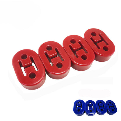 Vibration-absorbing hangers color red