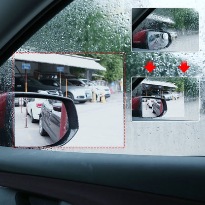 Car mirror waterproof film