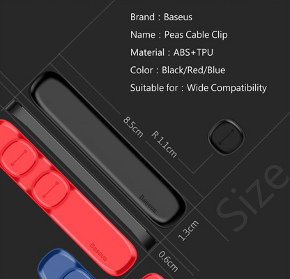 Cable Organizer with Magnets for Neat Workspace User-Friendly Magnetic Cable Shelf for Convenience