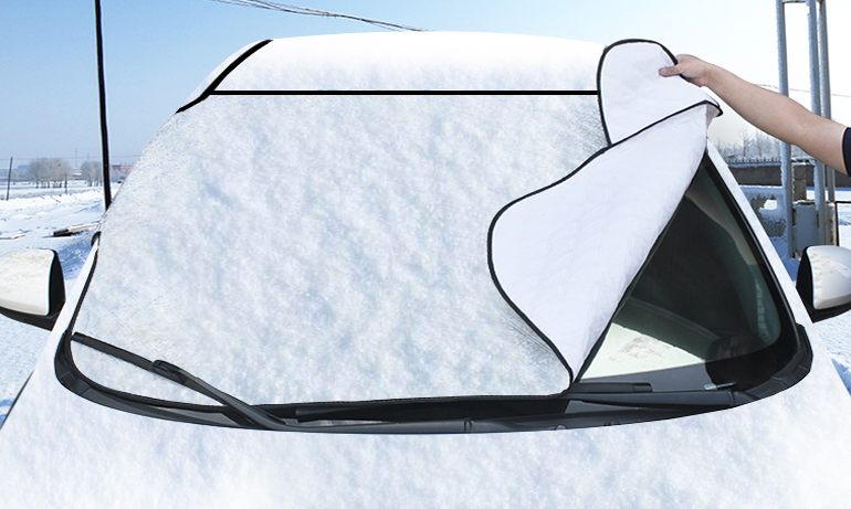 Easy to Use Windshield Snow Cover - Magnetic Windshield Cover Included for Added Security