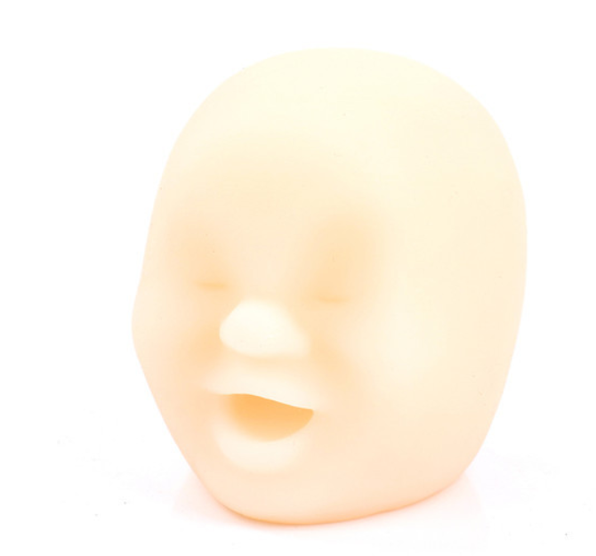 Super Squishy Human Face Toy - Fun and Enjoyment - Color Options