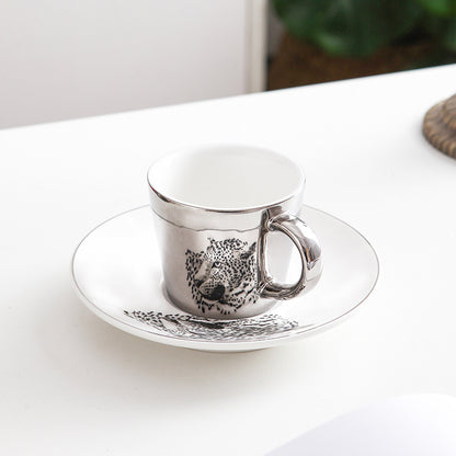 MirageMugger™ | Porcelain Mug with Animal Reflections