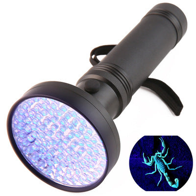 Ultraviolet Opal Hunting Flashlight - Front View - UV LED Powerful Detection Light