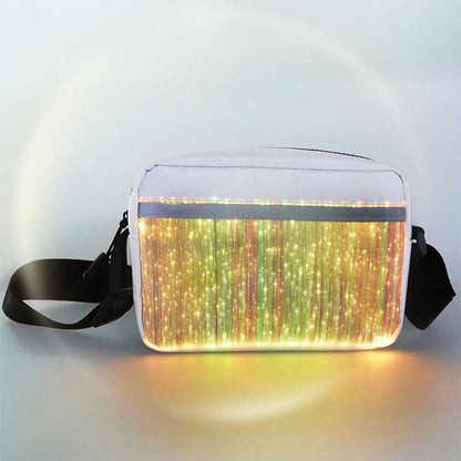 Luminous LED Light-Up Shoulder Bag with Spacious Interior