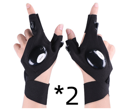 Waterproof Hand Gloves with LED Lights